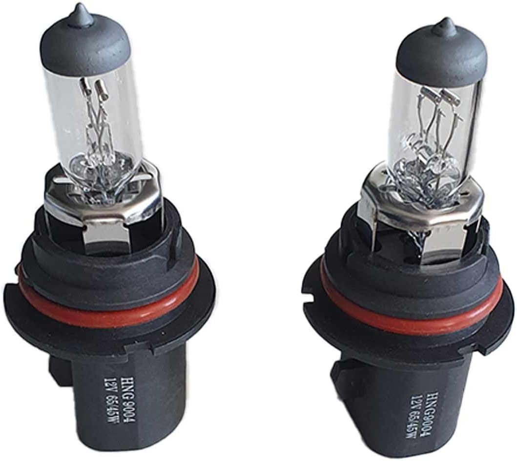 UKLL-2 PCS Car Halogen Bulbs HB1 9004 12V 65/45W P29t, For Headlight Car Bulbs, Beam Low/High Beam Fog Light Replacement