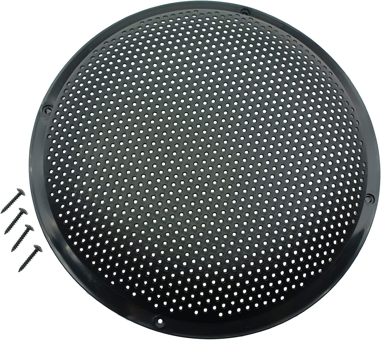 8 Inch Car Audio Speaker Cover Metal Mesh Subwoofer Grill Horn Guard - Black - View #5