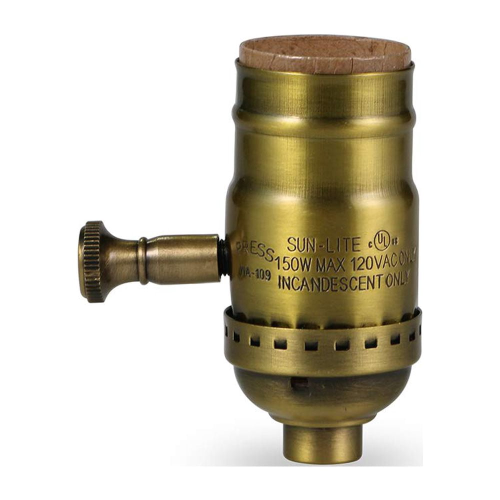 UKLL-Antique Full Range Dimmer Socket Incandescent Lamp Holder Vintage ...