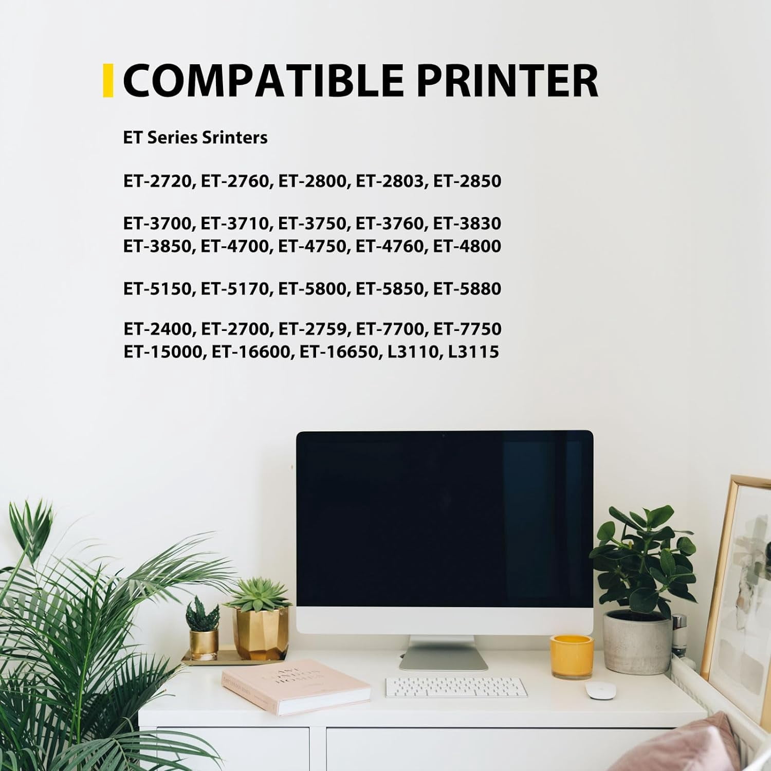 UKLL-Autofill Syringe-Free Sublimation Ink Compatible for ET-2400 ET-2720 ET-2760 ET-2750 ET-2800 ET-2803 ET-2850 ET-3830 ET-3850 ET-4700 ET-4850 ET-5800 ET-15000 Inkjet Printers (Anti-UV/ICC Free)