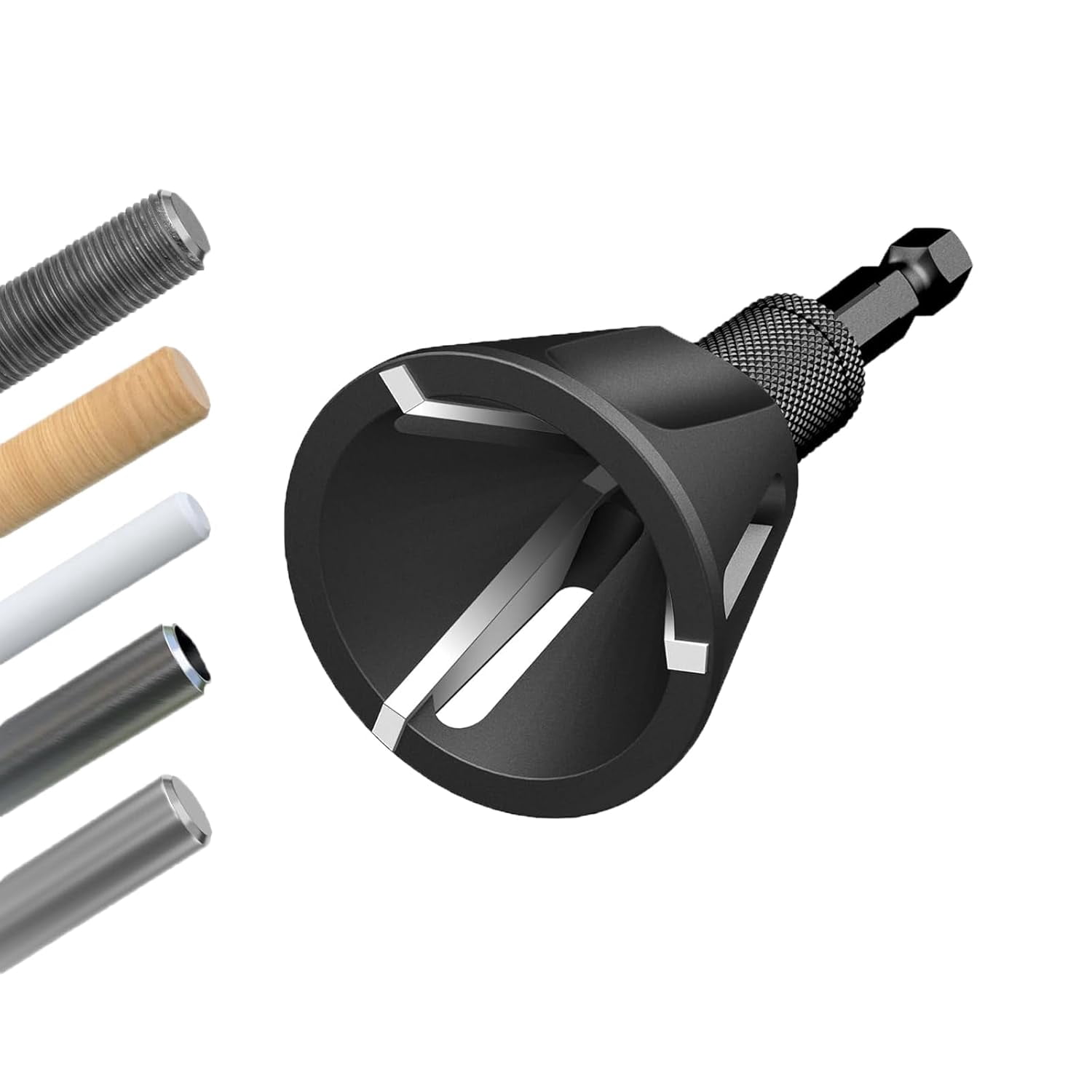 UKLL-Deburring External Chamfer Tool with Carbide Blades, Bolt ...