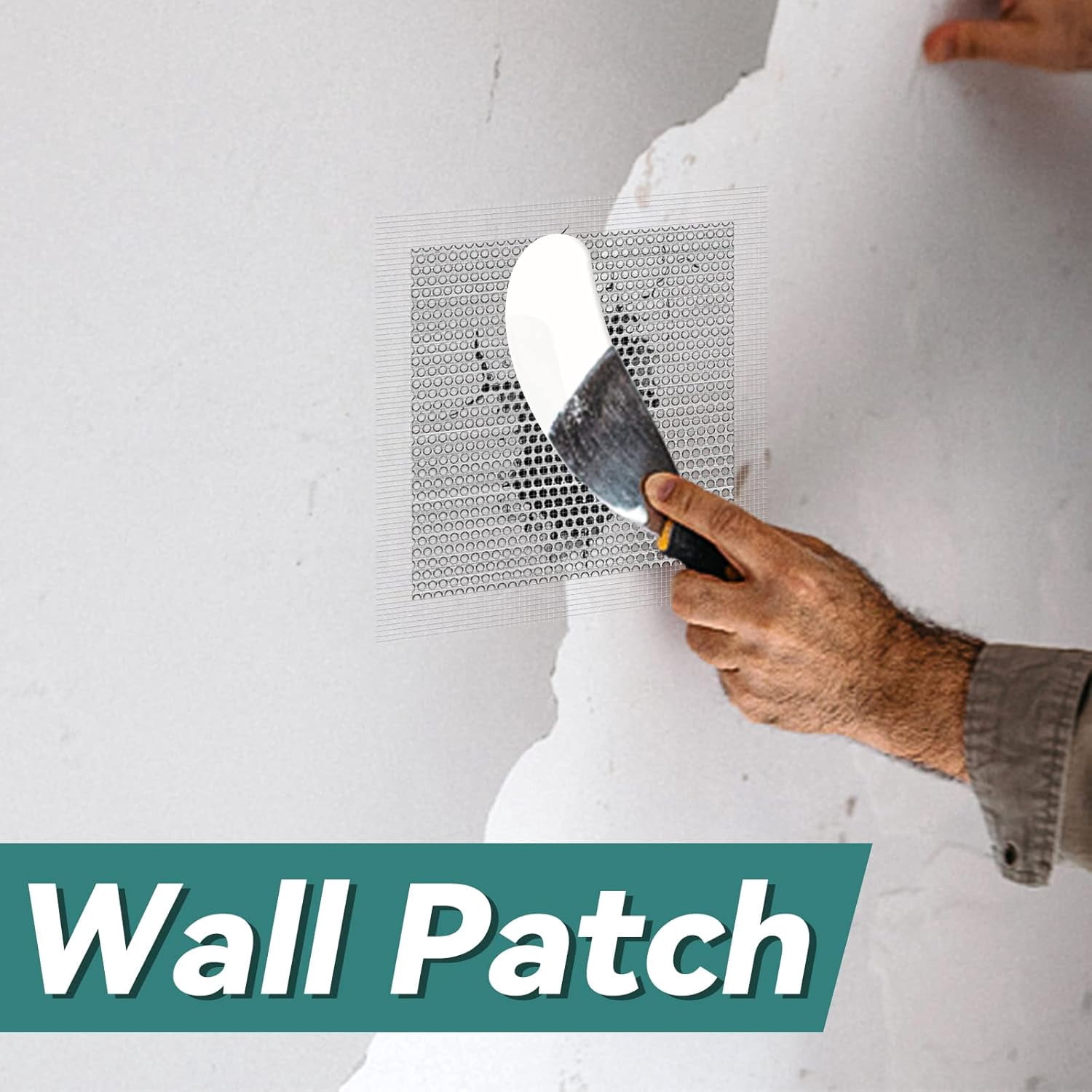UKLL-Drywall Patch Kit, 12 Pcs Aluminum Drywall Repair Kit for Holes, 2 ...