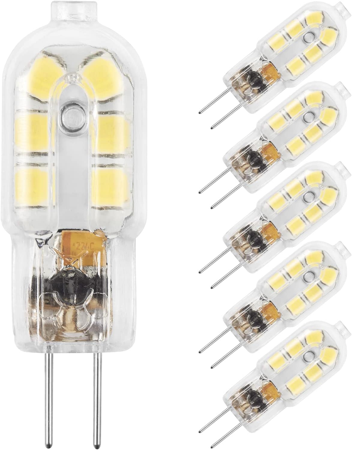 UKLL-G4 LED Bulb, 12V Bi Pin Base Bulb, NOT Dimmable G4 20W Light Bulb ...