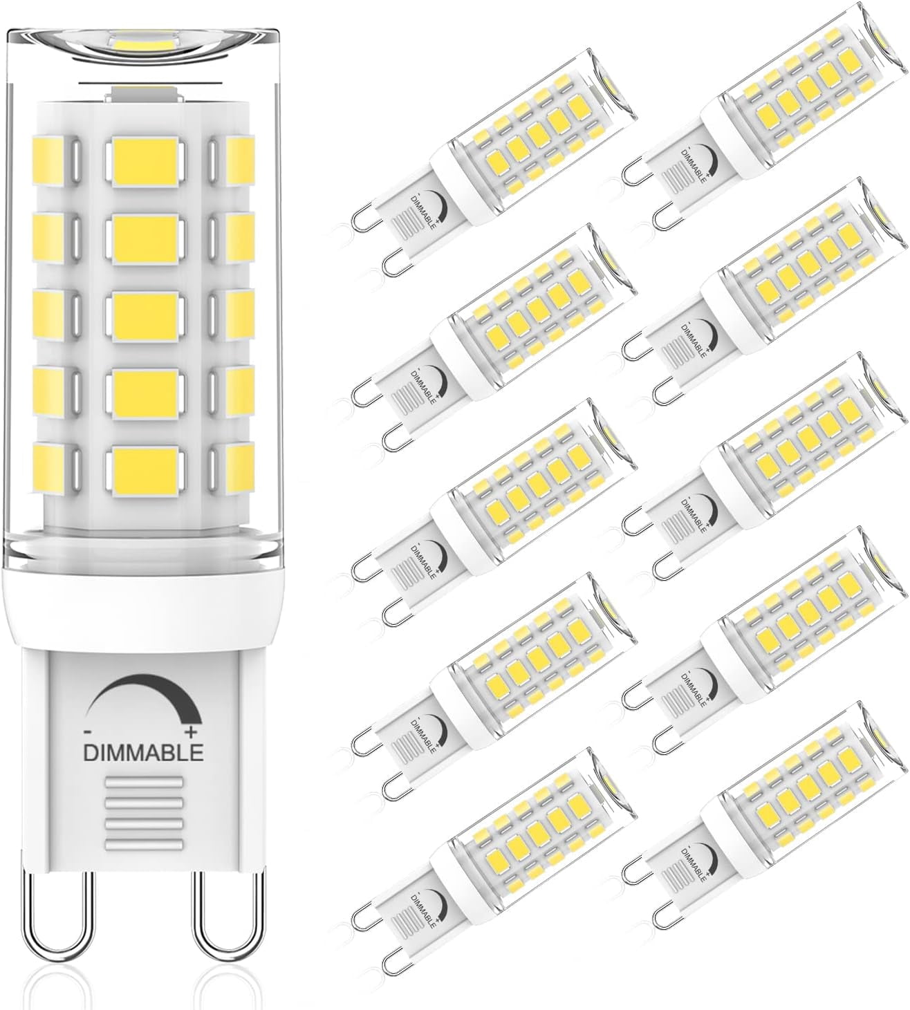 UKLL-G9 LED Bulb Dimmable 4W, 40W Halogen Equivalent, 5000K Daylight ...