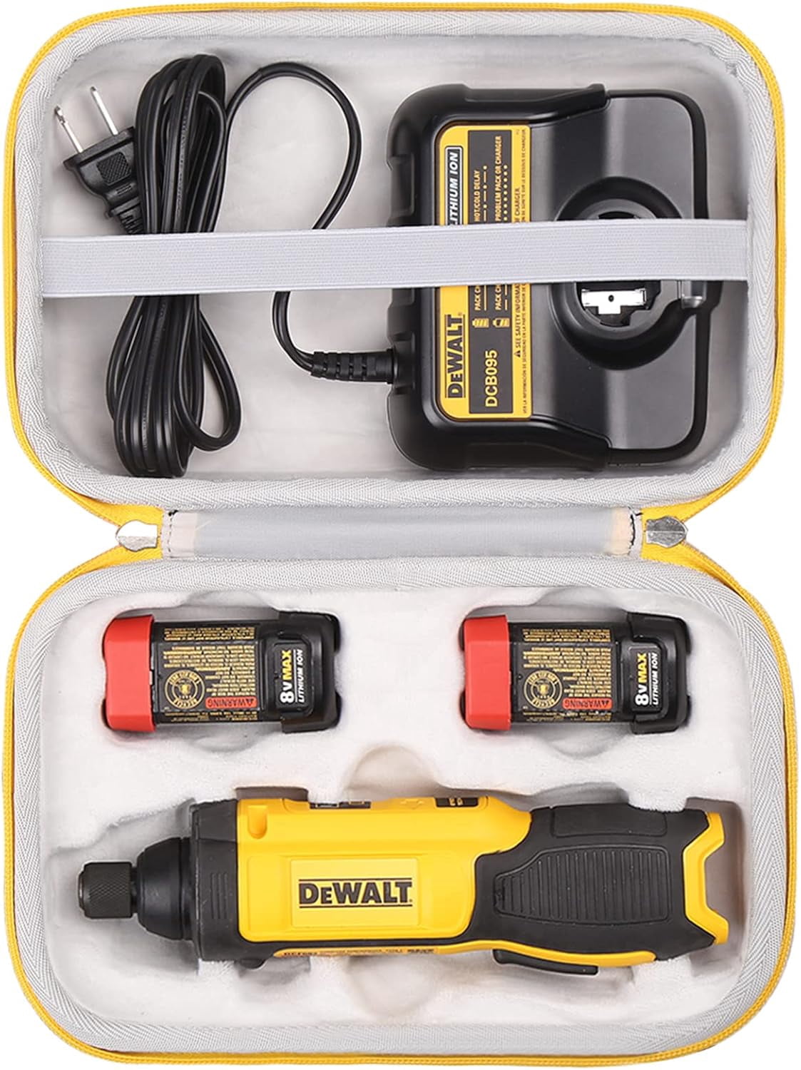 UKLL-Hard Storage Travel Case,Fit for DEWALT DCF682N1 / DCF680N2 8V MAX Cordless Screwdriver Kit