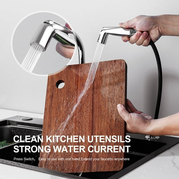 UKLL-Kitchen Sink Spray Attachment Compatible with Moen Faucet Sprayer Replacement Kitchen Side Spray Head and Hose Assembly