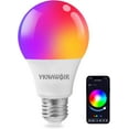 thumbnail image 1 of UKLL-Smart Light Bulbs,Bluetooth Color Changing Light Bulbs That Work with tuya APP, RGB Warm Light A19 9W E27 800LM LED Light Bulb,Music Sync,Dimmable 16 Million Colours RGB Light Bulbs - 1 Pack, 1 of 4