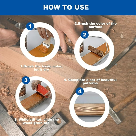 Shop Wood Graining Tools for DIY Wall and Furniture Finishes