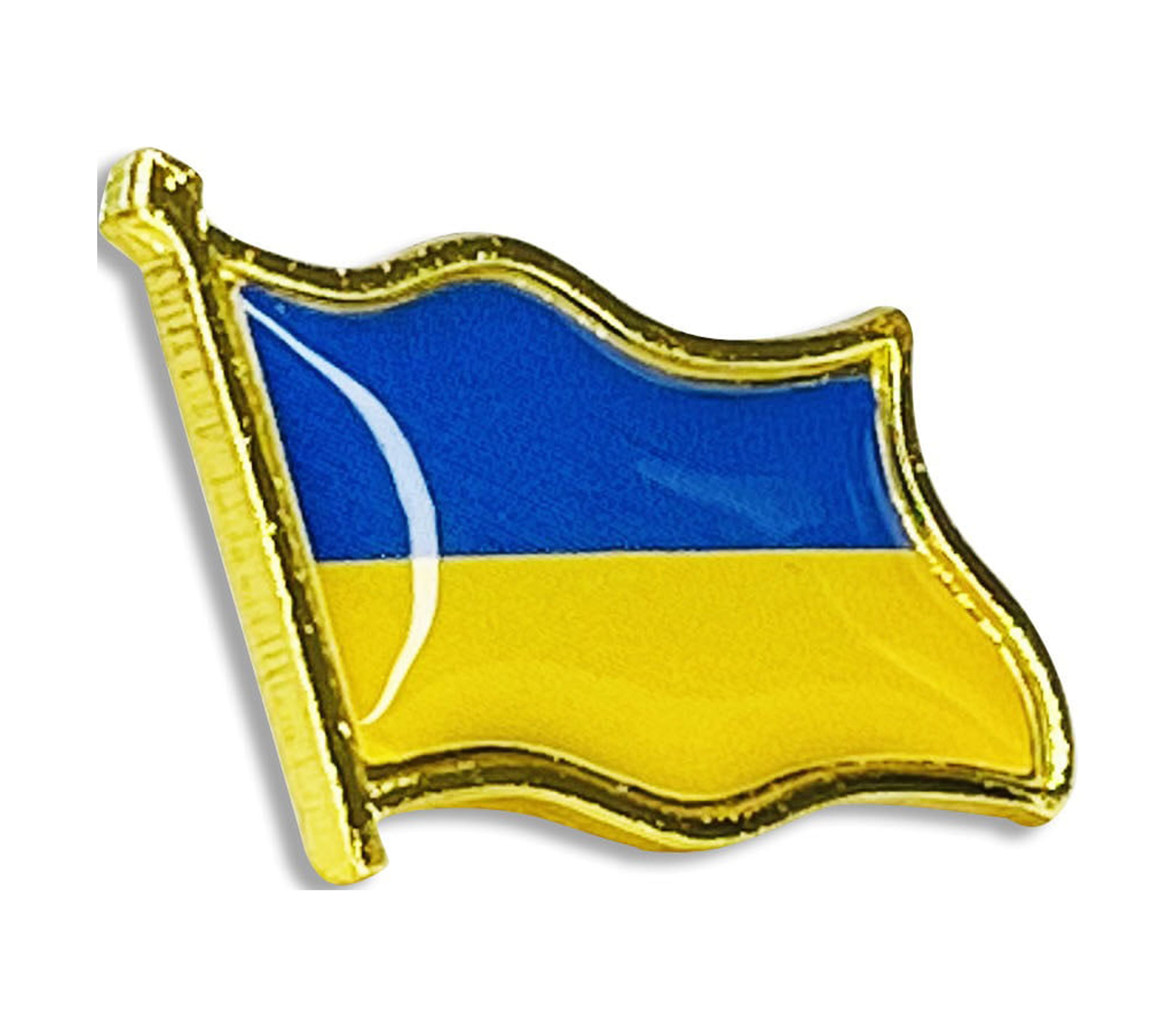 Ukraine Waving Flag Lapel Pin Officially Licensed Originals