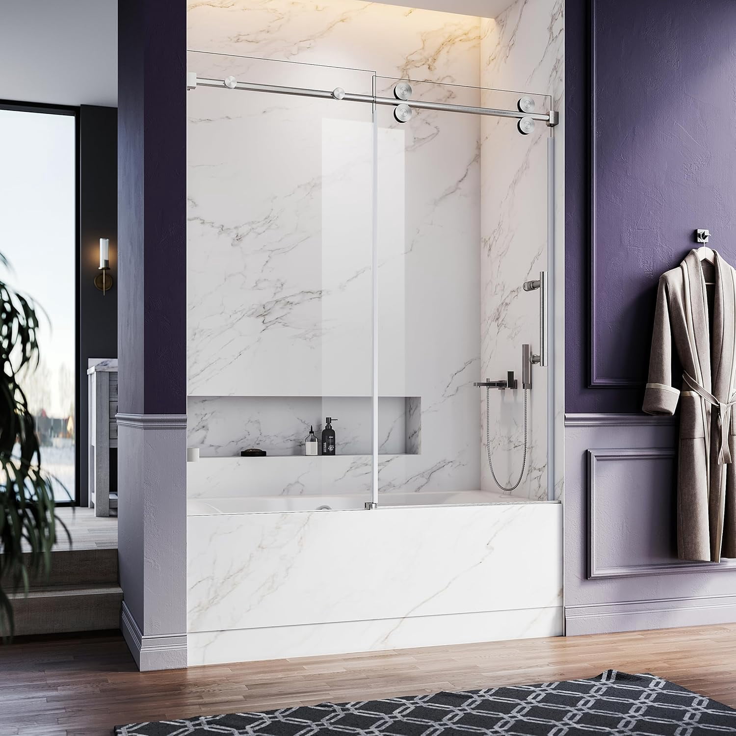 24 Inch Diameter Tempered Glass Shelf – 3/8\" Thick, Polished Edge, Ideal For Display Or Floating Shelves