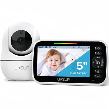 Baby Monitor With Camera And Audio - No WiFi, Remote Pan-Tilt-Zoom