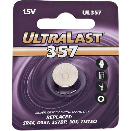 UL-357 UltraLast Silver Oxide Button Cell Watch Battery