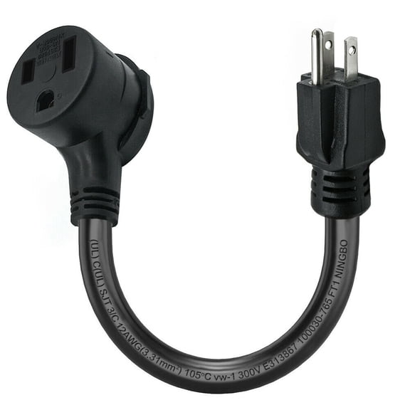 UL 50A 5-15R to N6-50R Converter Extension TIG Welding Power Cord Dryer Adapter