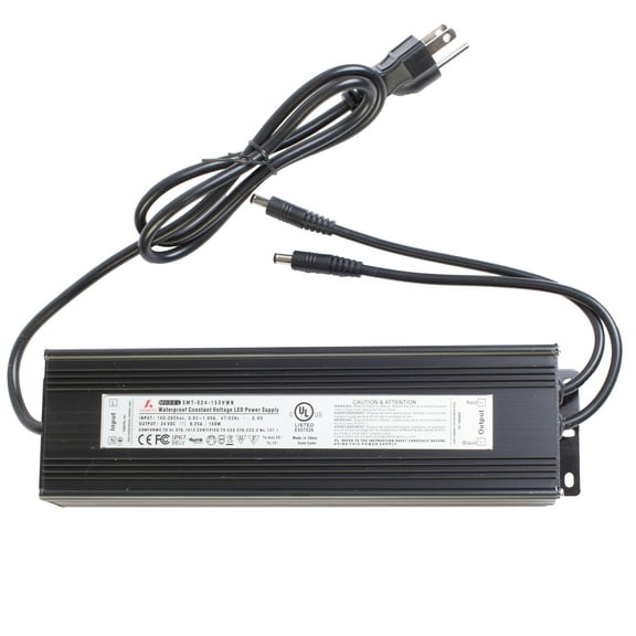 UL LISTED 24V 150W POWER SUPPLY DRIVER WATERPROOF 6.25 AMP