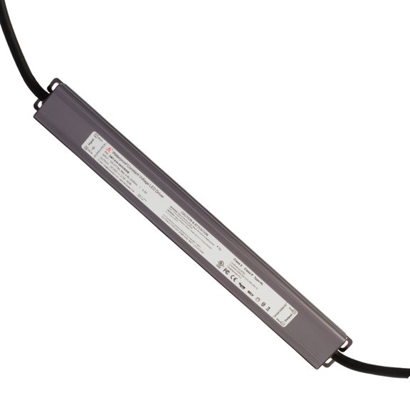 UL Listed 24v 60w Waterproof LED Light Power Supply Driver Class 2 100-277v AC to DC for LED Light Strip modules
