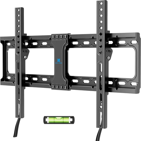 UL Listed Fixed TV Wall Mount for 37-86 Inch Screens, Low Profile Fits 16", 18", 24" Studs, Bracket with Quick Release Lock, Max VESA 600x400mm, Holds up to 132 lbs by