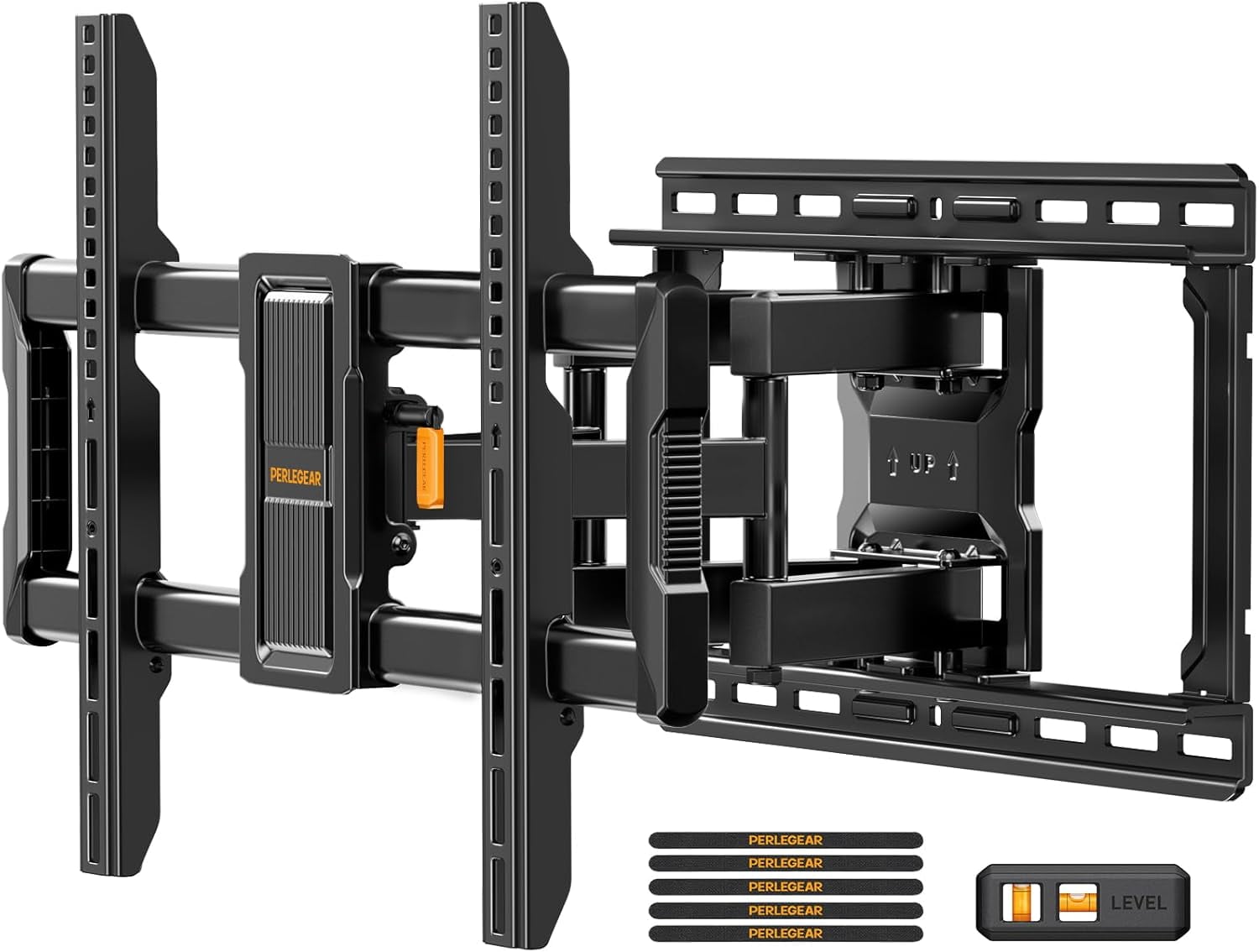 UL-Listed Full Motion TV Wall Mount for 40–86 Inch Flat Curved TVs up ...