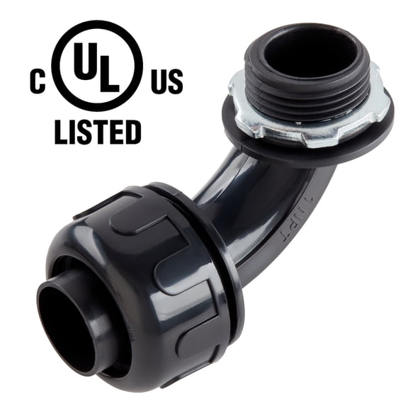 UL Listed Non-Metallic Electrical Liquid Tight Conduit Angle Fittings