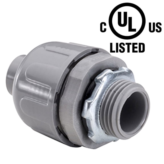 UL Listed Non-Metallic Electrical Liquid Tight Conduit Straight Fittings