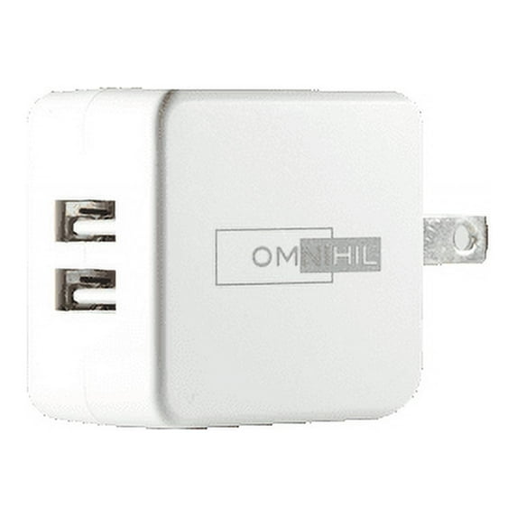 [UL Listed] OMNIHIL 2-Port Wall Charger Compatible with WorkPro 18 Piece Pink Tool Set Model: W009157