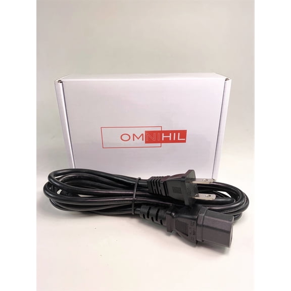 [UL Listed] OMNIHIL 8 Feet Long AC/DC Power Cord Compatible with Formula F-12