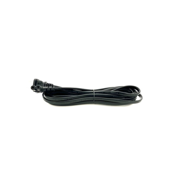 [UL Listed] OMNIHIL Extra Long 10FT L-Shaped C7 Power Cord Replacement for WELQUIC Thermal Receipt Printer/Chefman Portable CompAC t Personal Fridge/TaoTronics Sound Bar/Technics SL-DZ1200/SH-EX1200