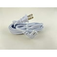thumbnail image 1 of [UL Listed] OMNIHIL Extra Long White 10FT L-Shaped C7 Power Cord Replacement for Canon PIXMA TR4522, 1 of 5