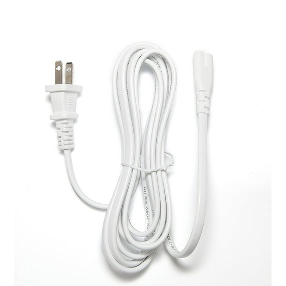 [UL Listed] OMNIHIL White 8 Foot Long AC Power Cord Compatible with Roku Streambar Pro Model: 9201R2