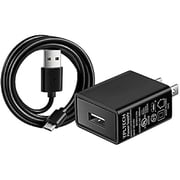 [UL Listed] Phone Charger Adapter Wall Charger 5ft USB Cable Compatible with Kyocera E4233 DuraPlus, Cadence LTE s2720 /Brigadier/Rally S1370 / Kona/Hydro Air 5Ft Micro USB Charging Port