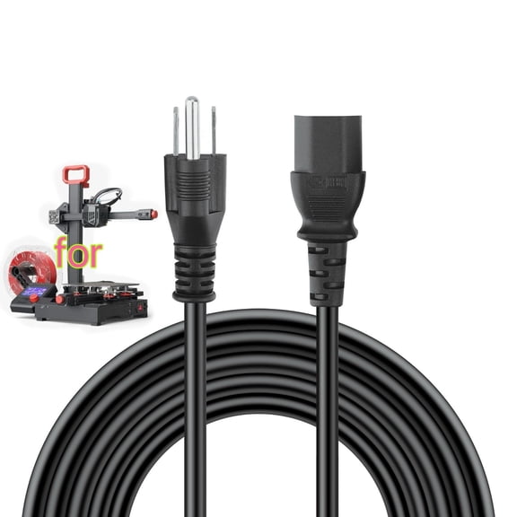 UL Power Cord Compatible with Creality Ender-2 Pro/Ender-5/Ender-5 S/Ender-5 S1/Ender-5 Plus