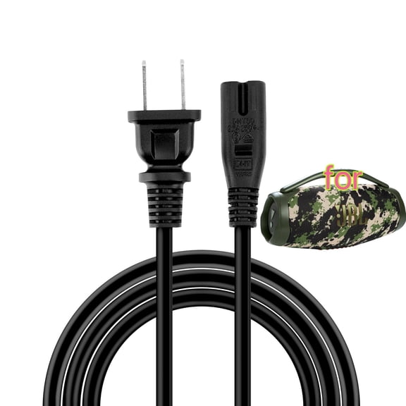 UL Power Cord Compatible with JBL BOOMBOX3SQD JBLBOOMBOX3BLKAM JBLBOOMBOX3SQUADAM Boombox3