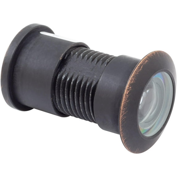 UL-Rated Clear View Door Viewers, 130 Degrees, 1-3/4" x 1" Bore Hole, Adjusts from 1-3/4" to 2-3/8", Vintage Bronze by Stone Harbor Hardware