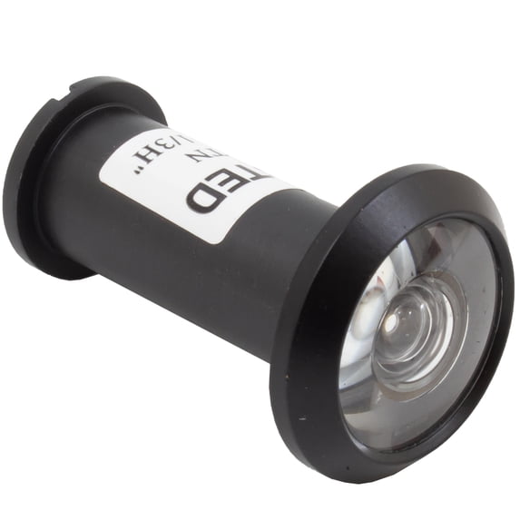 UL-Rated Door Viewer, 180 Degrees, 9/16" Bore Hole, Adjusts from 1-3/8" to 2-1/4", Matte Black by Stone Harbor Hardware