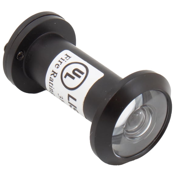 UL-Rated Door Viewer with Cover, 180 Degrees, 9/16" Bore Hole, Adjusts from 1-3/8" to 2-1/8", Oil-Rubbed Bronze by Stone Harbor Hardware