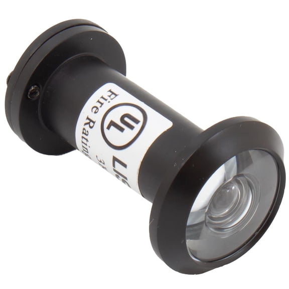 UL-Rated Door Viewer with Cover, 180 Degrees, 9/16" Bore Hole, Adjusts from 1-3/8" to 2-1/8", Oil-Rubbed Bronze by Stone Harbor Hardware