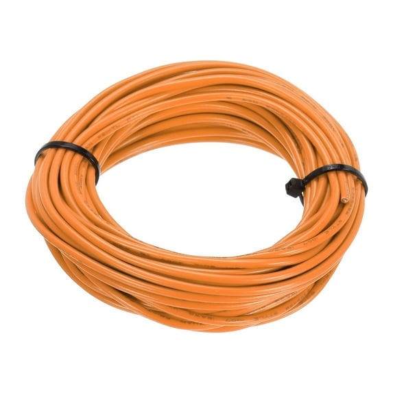 UL1007 18AWG Gauge Stranded Hook-Up Wires, Electrical Wire Tinned Copper Wire 7.5m/25ft Orange