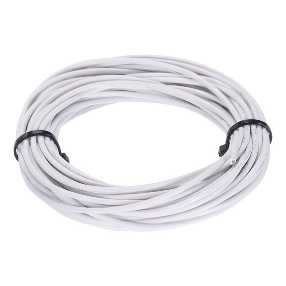 UL1007 20AWG Gauge Stranded Hook-Up Wires, Electrical Wire Tinned Copper Wire 7.5m/25ft White