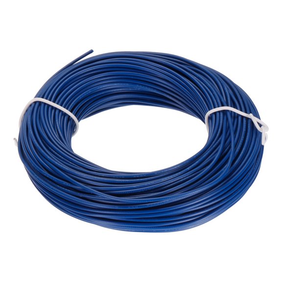 UL1007 24AWG Gauge Stranded Hook-Up Wires, Electrical Wire Tinned Copper Wire 30m/100ft Blue