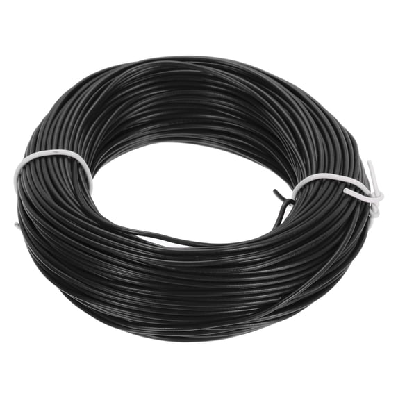 UL1007 26AWG Gauge Stranded Hook-Up Wires, Electrical Wire Tinned Copper Wire 30m/100ft Black