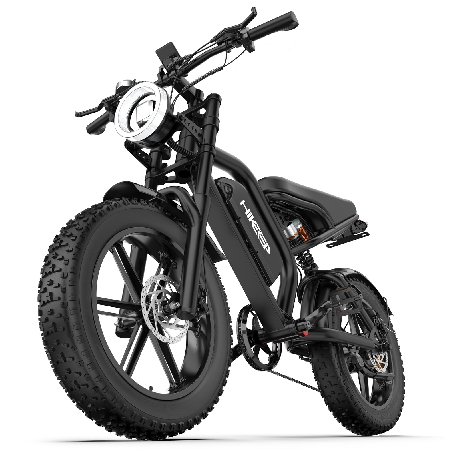 GLOBALKEEP Electric Dirt Bike for Adults, 20"x4.0" Fat Tire Off-Road Ebike, 48V/15.6Ah Detachable Battery, Peak 1500W Motor Ebike, 7-Speed, UL2849