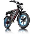 thumbnail image 1 of UL2849 Electric Bike for Adults, 1000W Motor, 20"x4" Fat Tire, 48V/17.5AH, 1 of 5