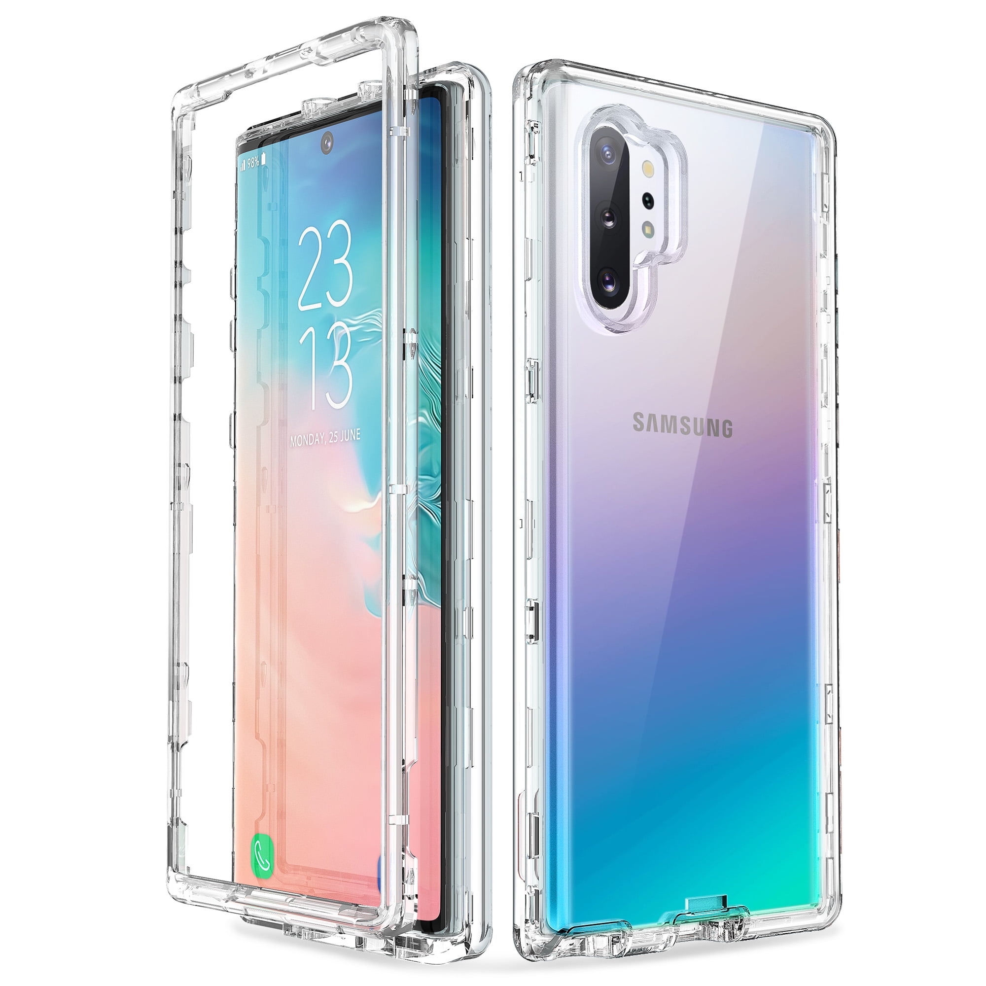  Ringke Fusion Compatible with Galaxy Note 10 Plus Case 5G  (2019), Clear Back Soft Shockproof TPU Bumper Phone Cover - Clear  Transparent : Cell Phones & Accessories