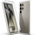 thumbnail image 1 of ULAK Samsung S24 Ultra Case Clear, 2 in 1 Heavy Duty Shockproof Sturdy Phone Case for Galaxy S24 Ultra 5G 6.8 inch 2024 for Women Men Boys Girls, Transparent, 1 of 10
