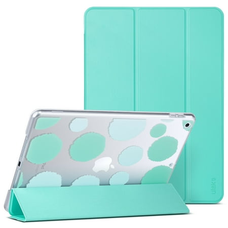 ULAK iPad 10.2 Case 9th 8th 7th Generation, Slim Stand Smart Shell Shockproof Cover for Apple iPad 9th 8th 7th Gen 2021 2020 2019, Green