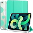 thumbnail image 1 of ULAK iPad Air 4 5 10.9 Case with Pencil Holder, Shockproof Stand Smart Cover for Apple iPad Air 5th 4th Generation 2022 2020, Green, 1 of 11