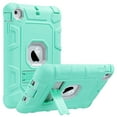 thumbnail image 1 of ULAK iPad mini 3 2 1 Case, Heavy Duty Three Layer Shockproof Sturdy Case with Kickstand for Apple iPad Mini 1st 2nd 3rd Generation for Kids, Green Gray, 1 of 7