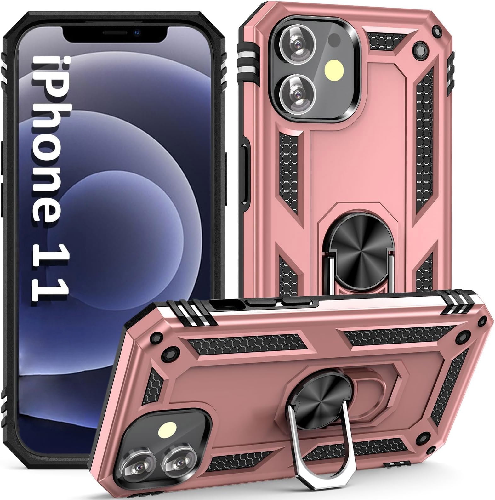 ULAK Impact Strong iPhone 11 Case, Kickstand Loop, Heavy Duty