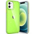 thumbnail image 1 of ULAK iPhone 12 Case, iPhone 12 Pro Case, Sparkle Heavy Duty Shockproof Hard Back Phone Case for Apple iPhone 12 & 12 Pro 6.1 2020, Green Glitter, 1 of 10