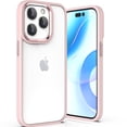 thumbnail image 1 of ULAK iPhone 14 Pro Max Case, Slim Shockproof Bumper Phone Case for Apple iPhone 14 Pro Max 6.7 inch for Women Girls Boys Men, Pink Clear, 1 of 9