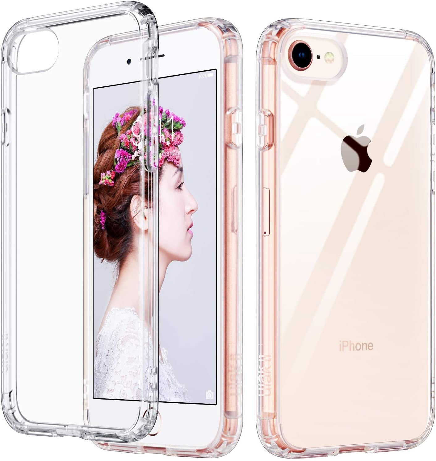 Funda móvil - CONTACT iPhone SE 2022/SE 2020/8 y 7, Compatible con Apple iPhone  SE 2022/SE 2020/8 y 7, Transparente